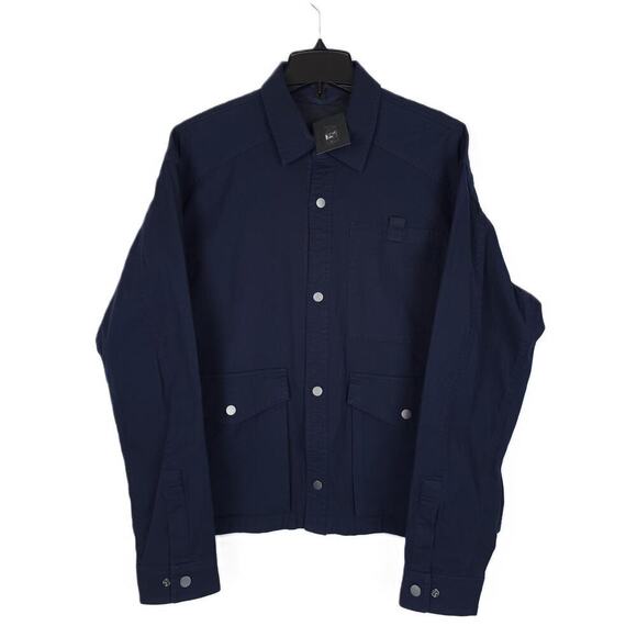 Atm Anthony Thomas Melillo Men's Stretch Cotton Utility Jacket Navy Medium NWT - Picture 1 of 10